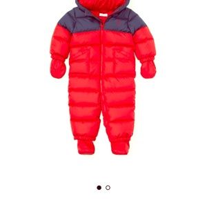 Polo limited edition camouflage puffer snowsuit.